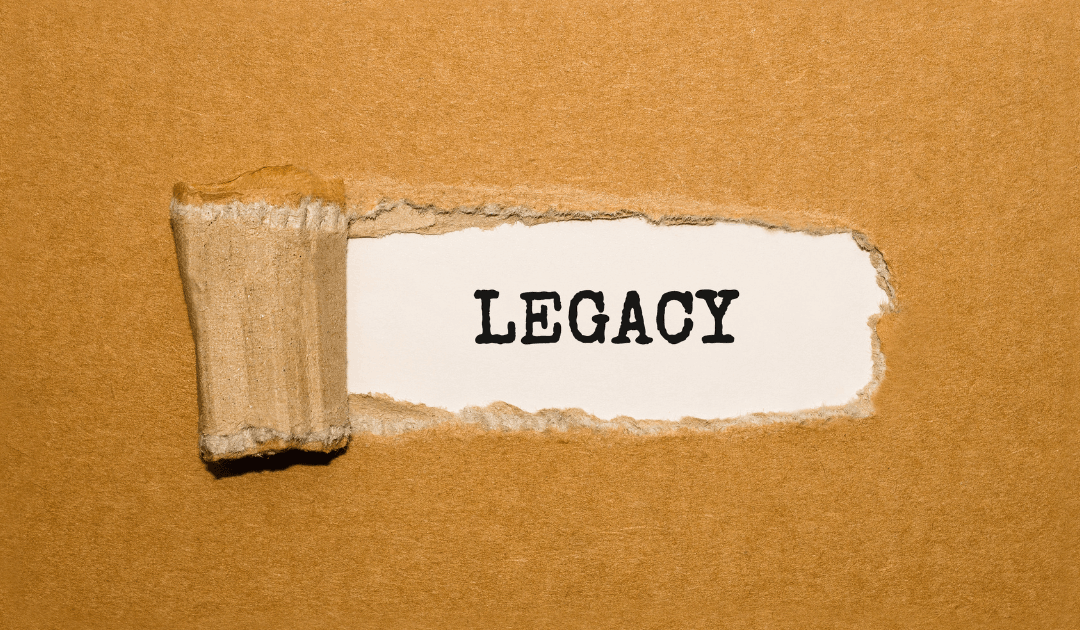 revealing the word legacy on writing books