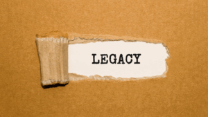 revealing the word legacy on writing books